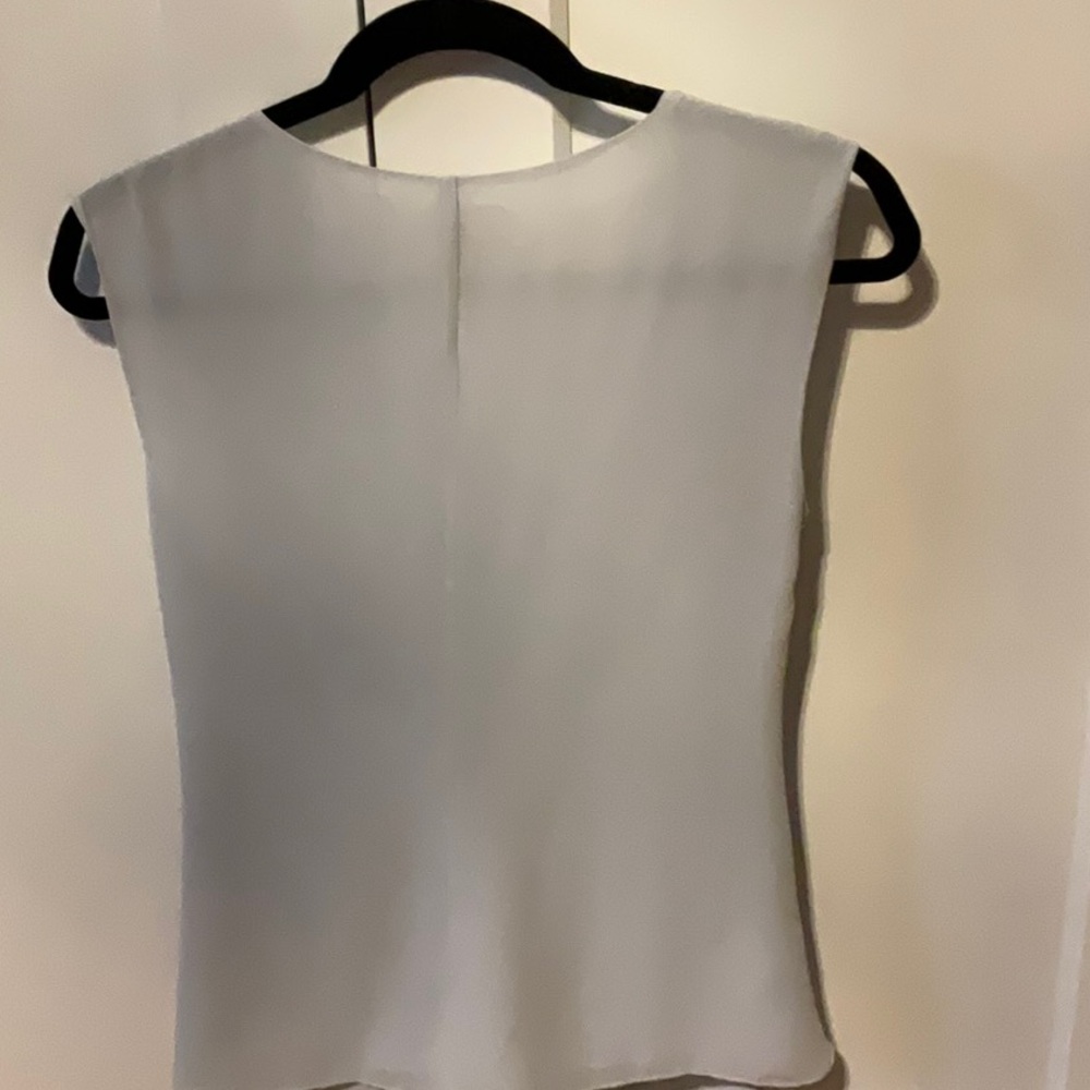 Michael Kors Elegant Gray Sleeveless Top - Picture 4 of 4